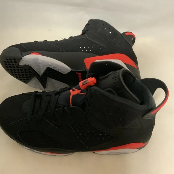 Nike AIR JORDAN 6 RETRO OG Black Infared Size 9.5 384664-060 2019 NEW IN BOX - Picture 8 of 12